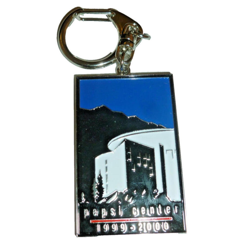 Vtg 1999 Pepsi Center Inaugural Event Key Chain Denver Vintage Colorado